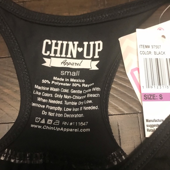 Rock & Roll Print Active Tank Top - Picture 2 of 5